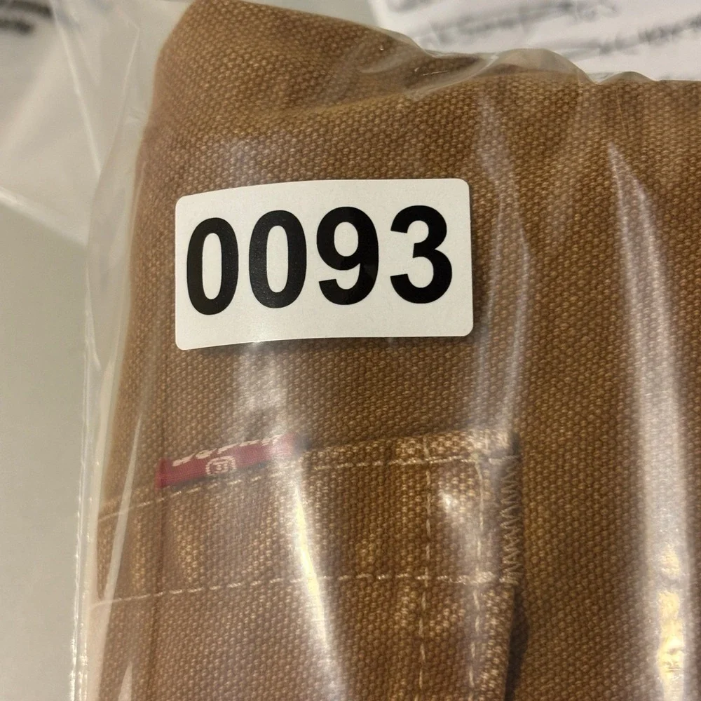 Levis Mens Brown Canvas Carpenter Pants Straight Leg Painters 34x34 55849-0034